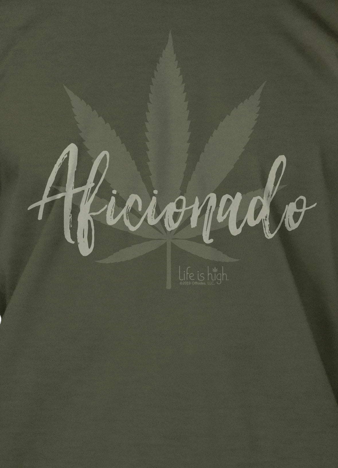 aficionado cannabis tee