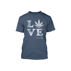 Love Hemp Blue T-shirt